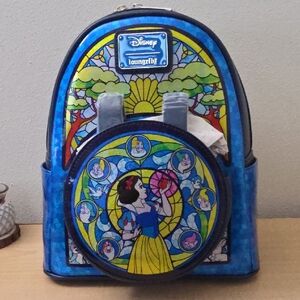 Loungefly Snow White Stained Glass Backpack